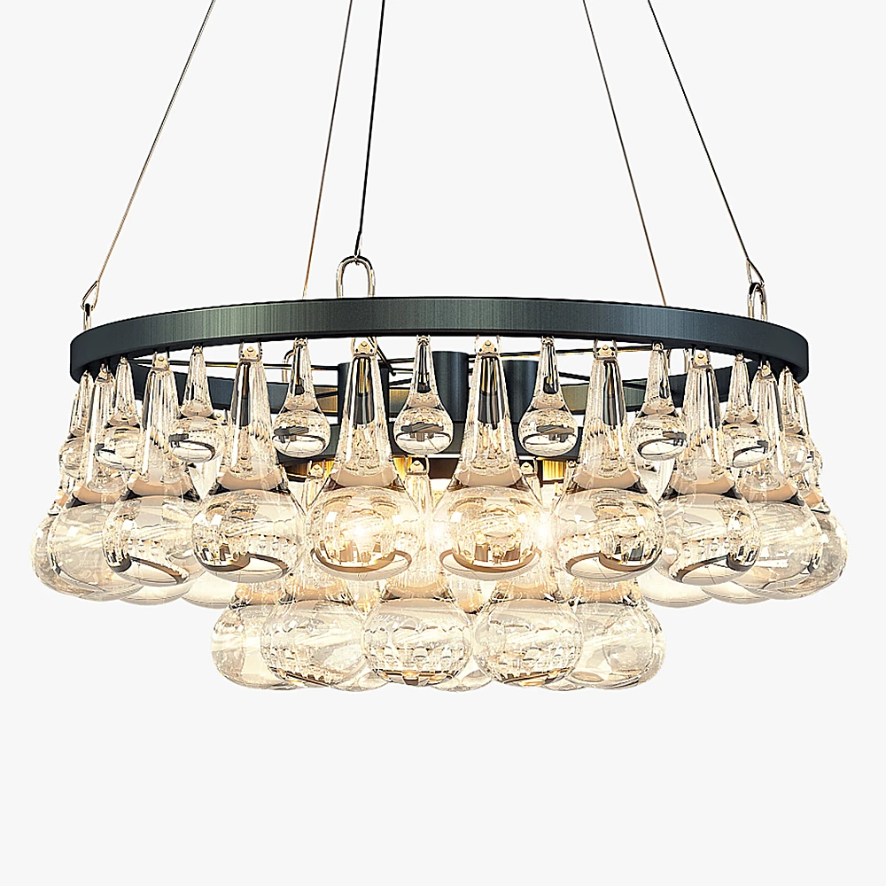 Arctic Pearl Round Ceiling Lamp