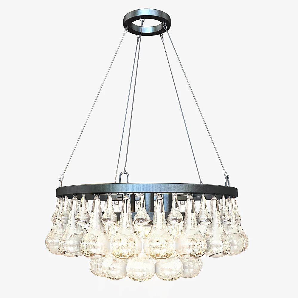 Arctic Pearl Round Ceiling Lamp (2)