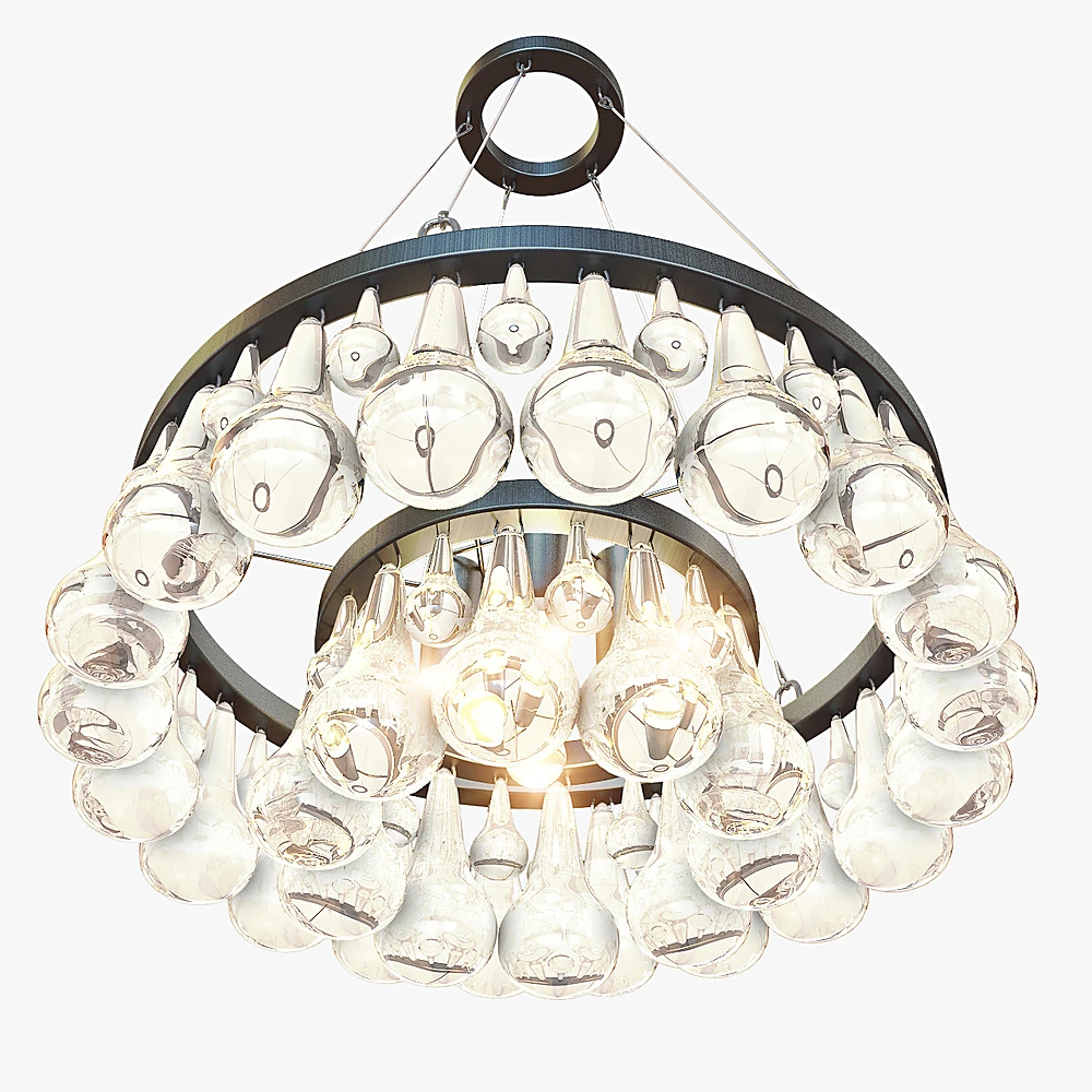 Arctic Pearl Round Ceiling Lamp (3)