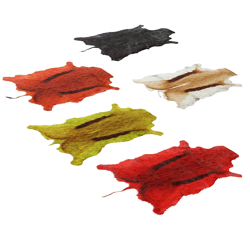 Animal Skin Carpets with Varied Textures (2)