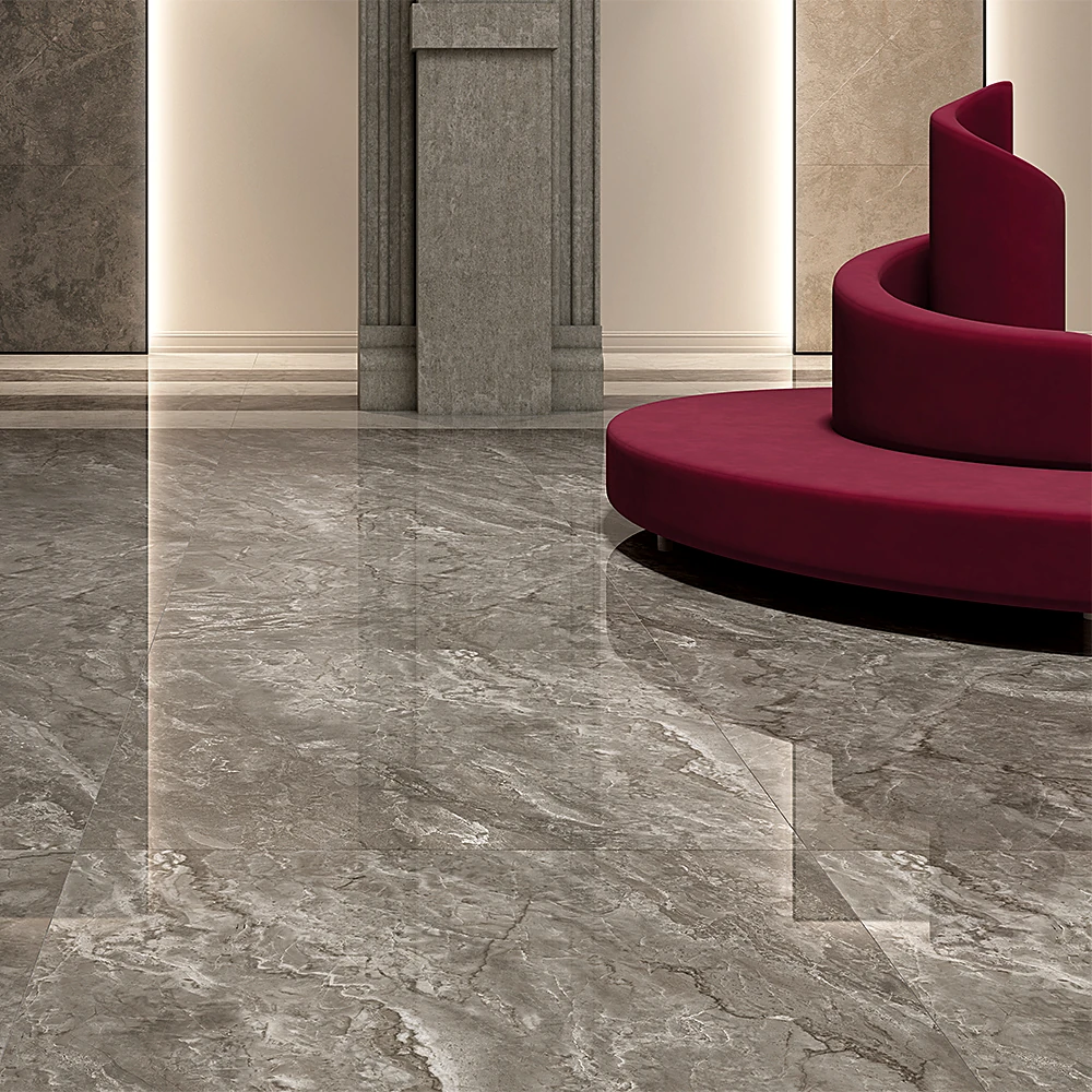 Wall and Floor Tile Tau Ceramica Breccia Gray, Breccia Cream (5)