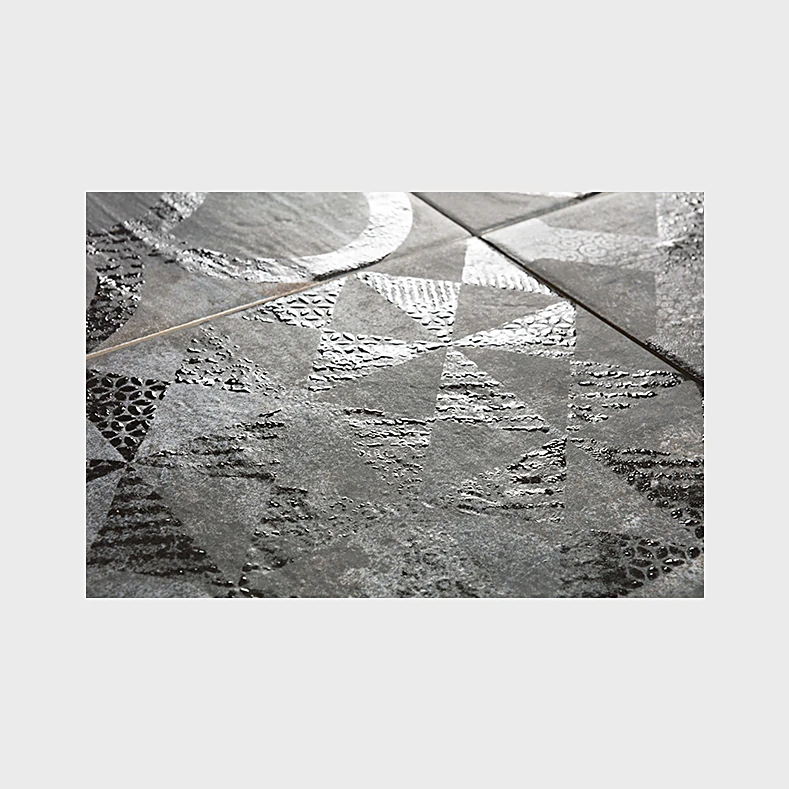 Wall Tile Texture with Geometric Patterns