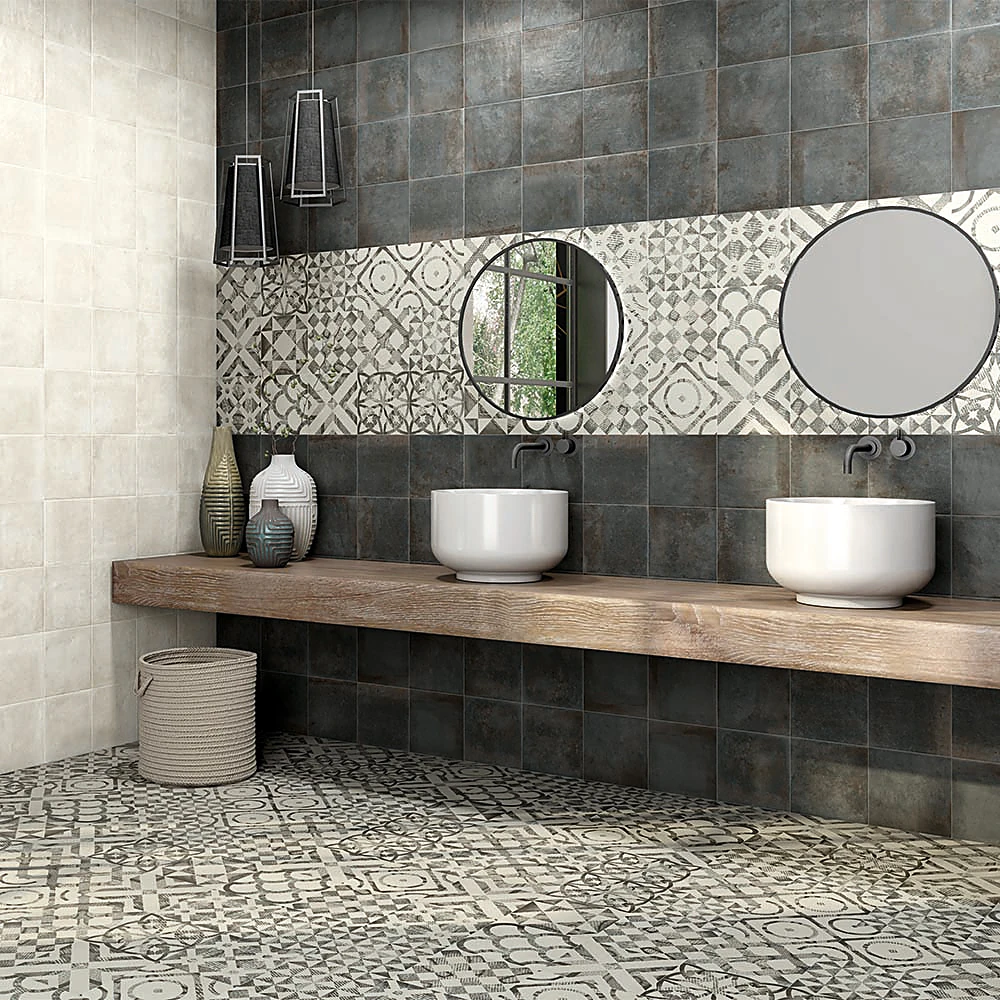 Wall Tile Texture with Geometric Patterns (5)