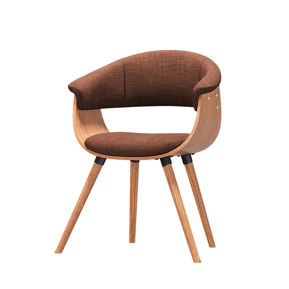 Upholstered Armchair Monaco Schoko by Kare