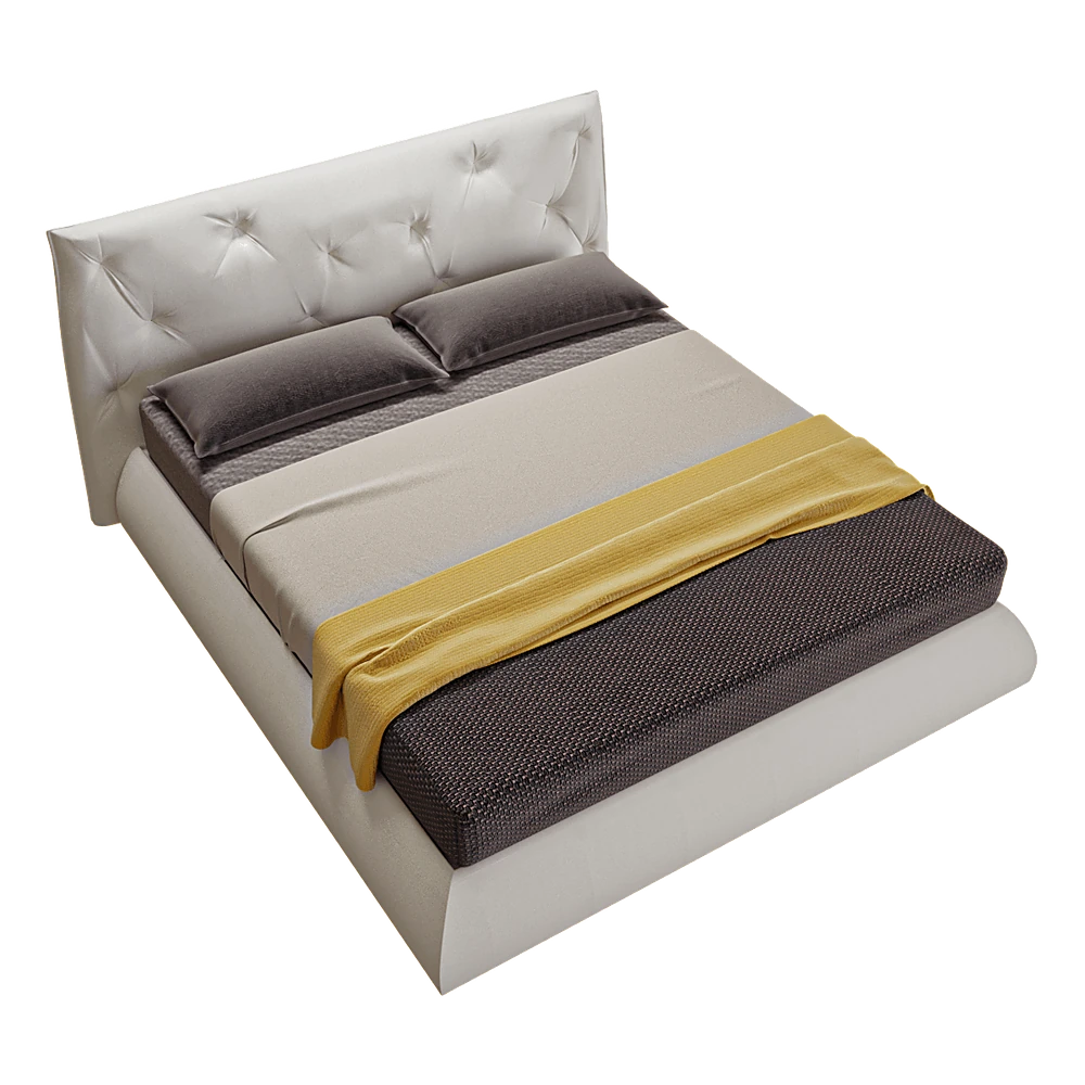 Modern Upholstered Bed Lenny by Felis