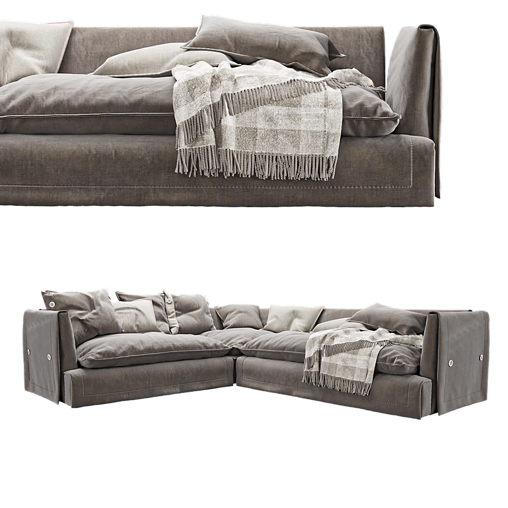 Sectional Sofa Kimono by Frigerio