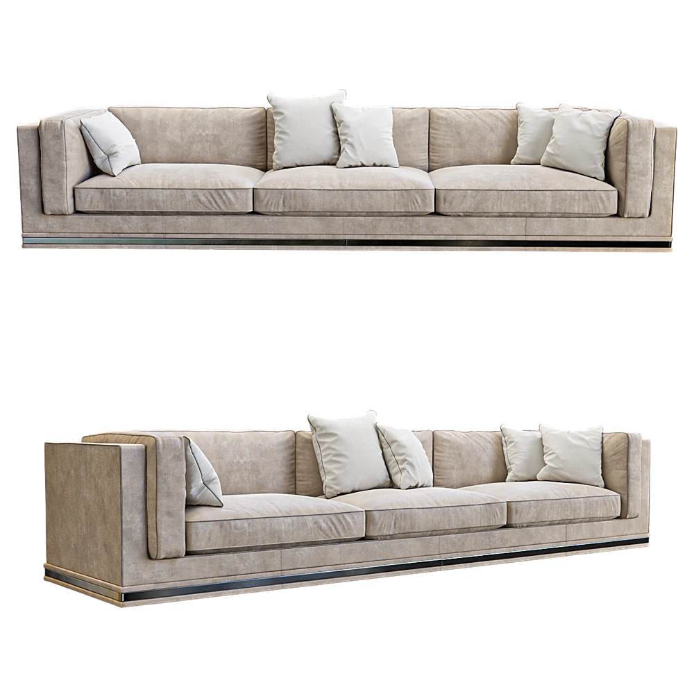 3-seater sofa Mason by Fratelli Longhi