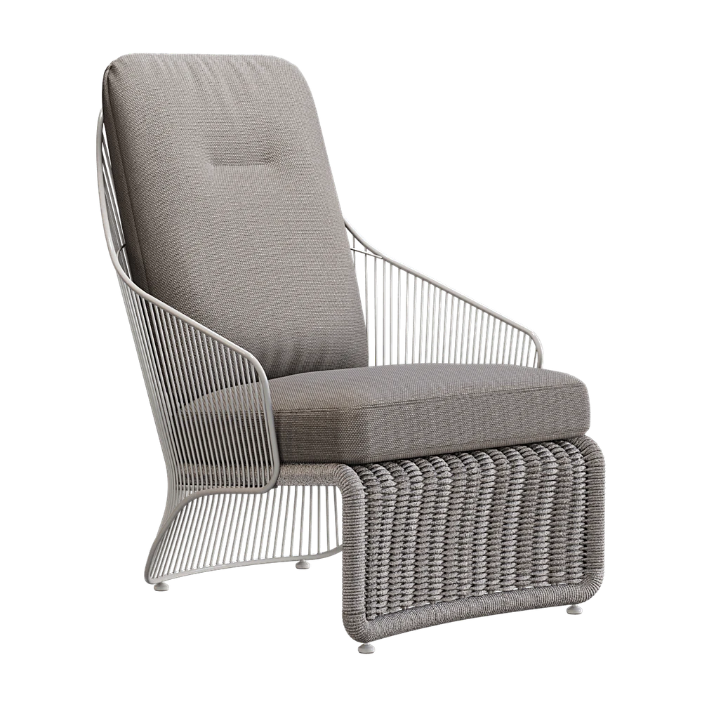 Armchair Colette Outdoor Bergère by Minotti