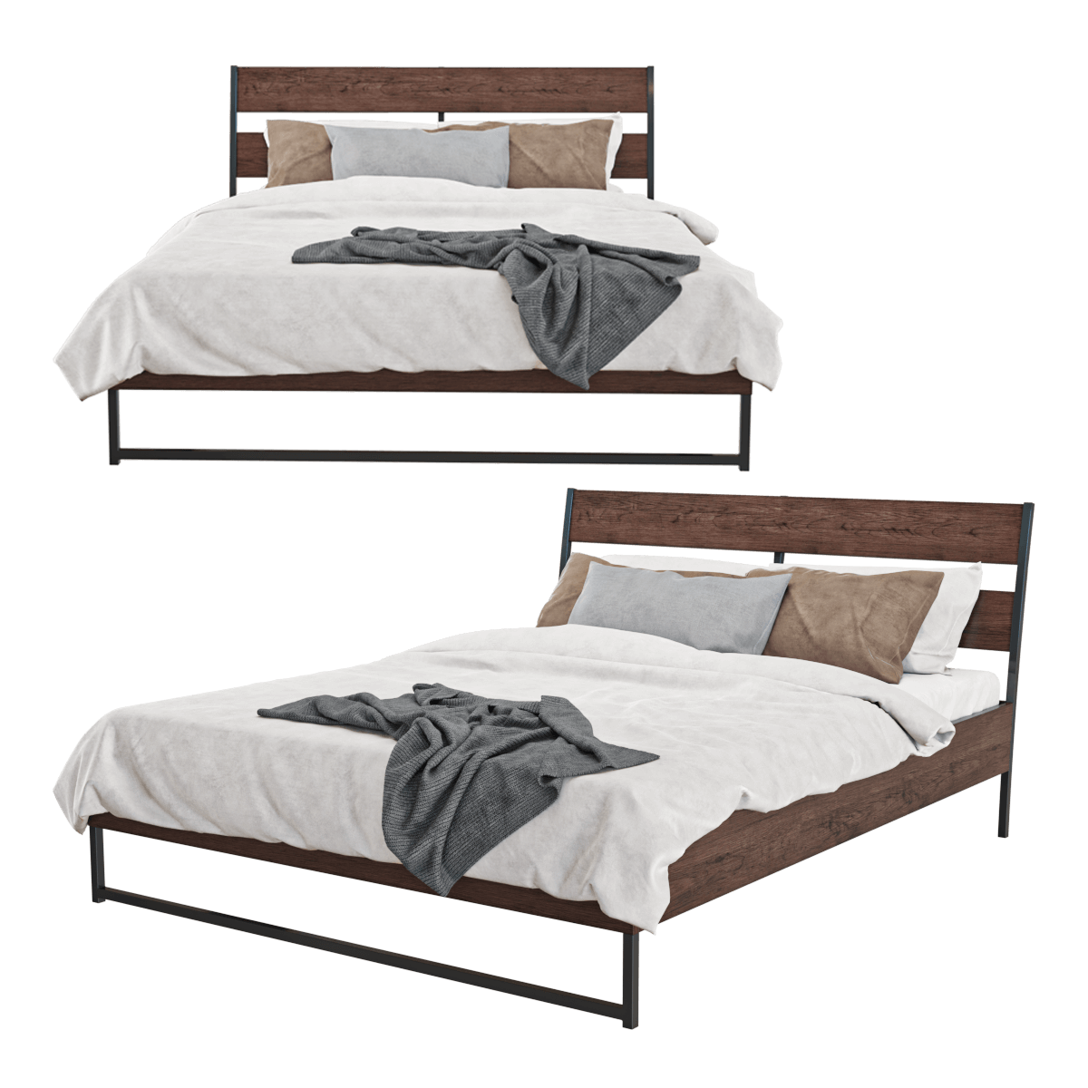Bed Trysil 3d Model, Trysil Bed Frame