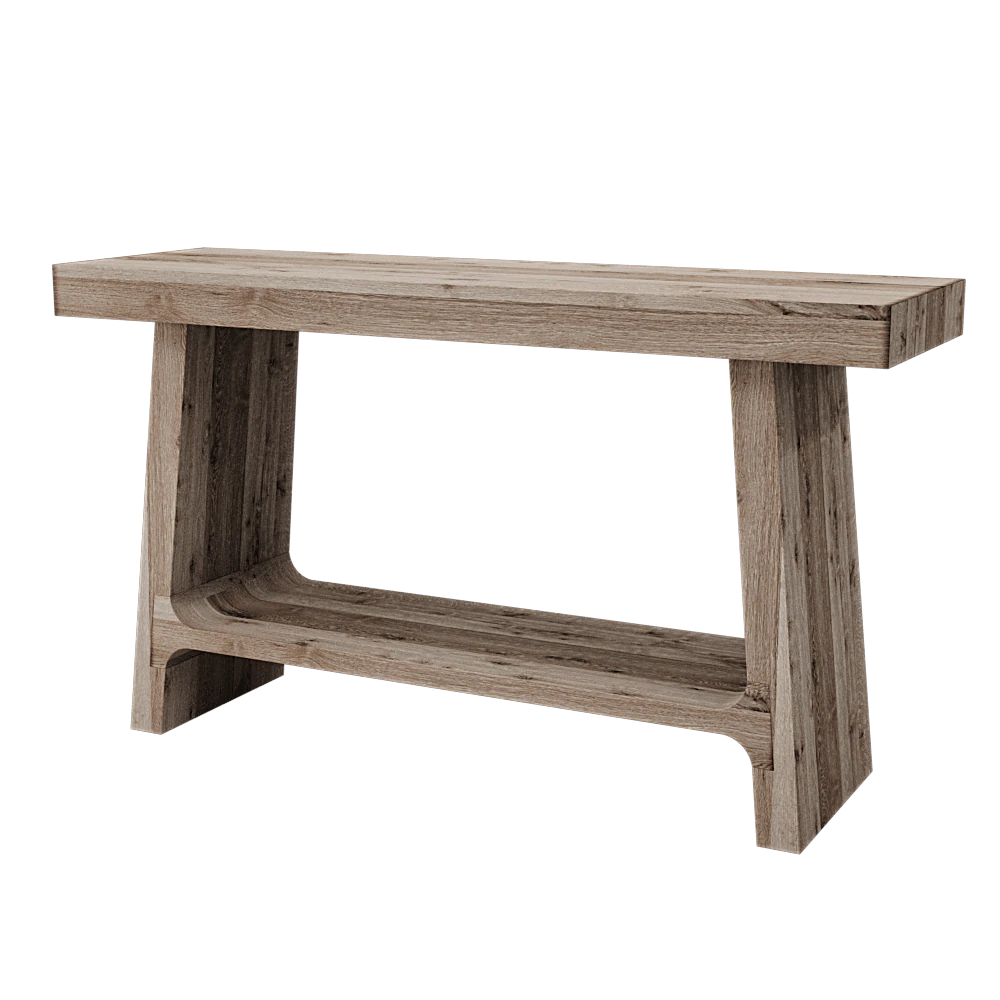 Console Table Reloft Rustic 120WTH Antiqued Grey Oak