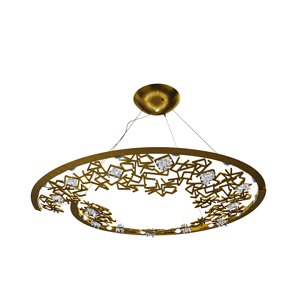 Chandelier IDL Italian Design Lighting Amalgama 644/14