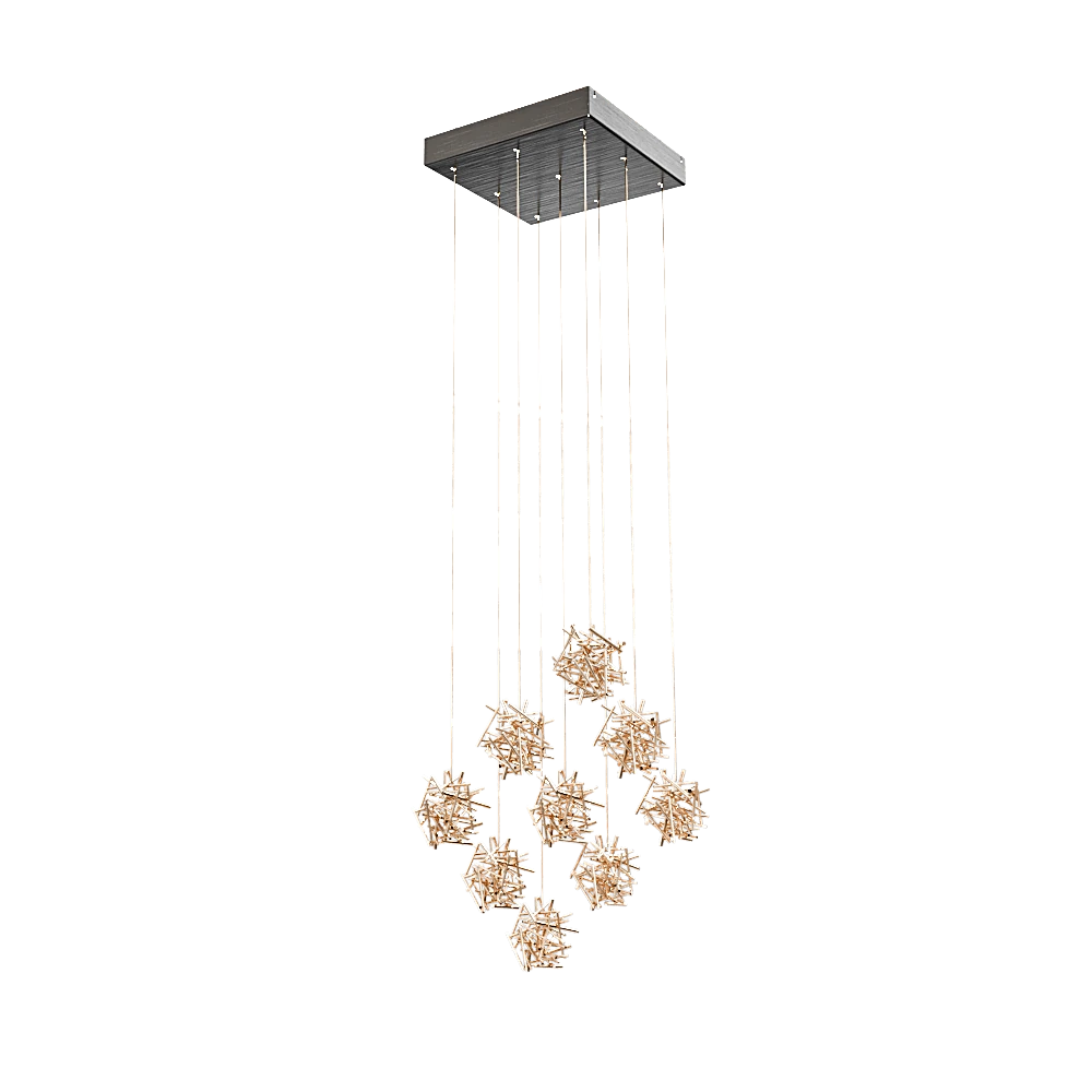 Chandelier IDL Italian Design Lighting Stardust Suspension 610/9