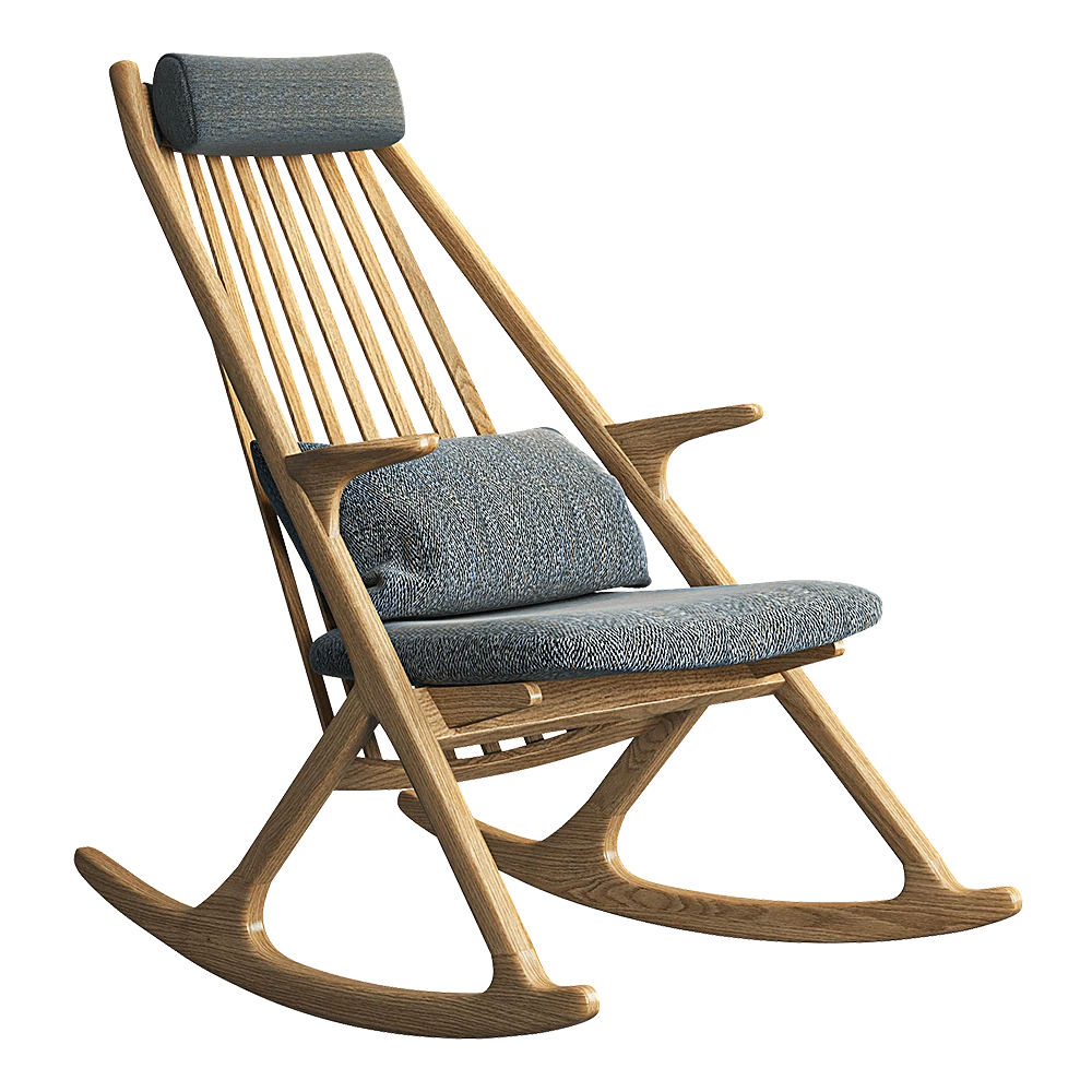 Rocking Armchair Teak House Roppongi