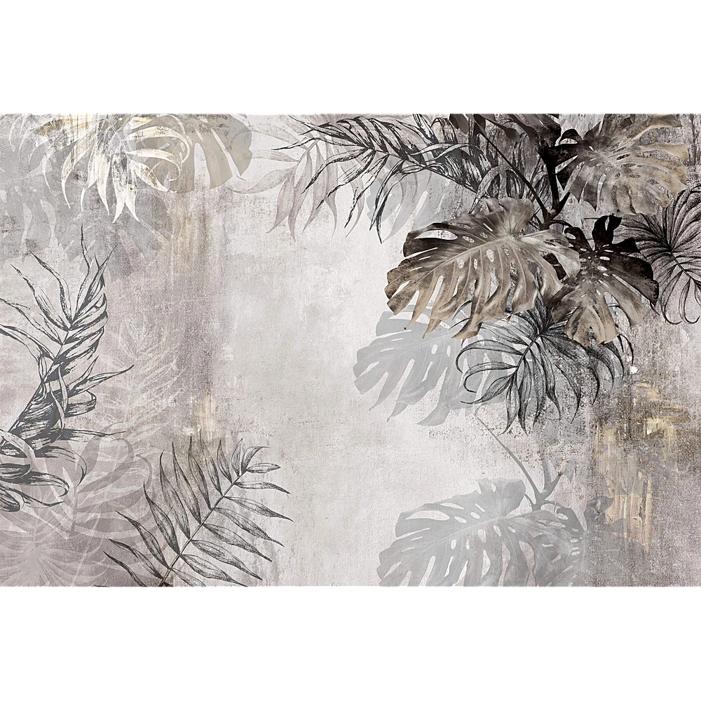 Wallpaper Creativille 4242 Grunge tropical leaves (3)