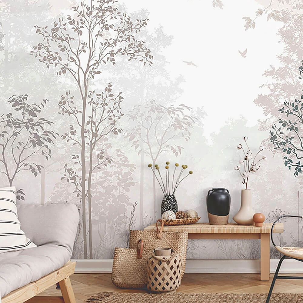 Wallpaper Creativille 4915 Silhouettes of trees (2)