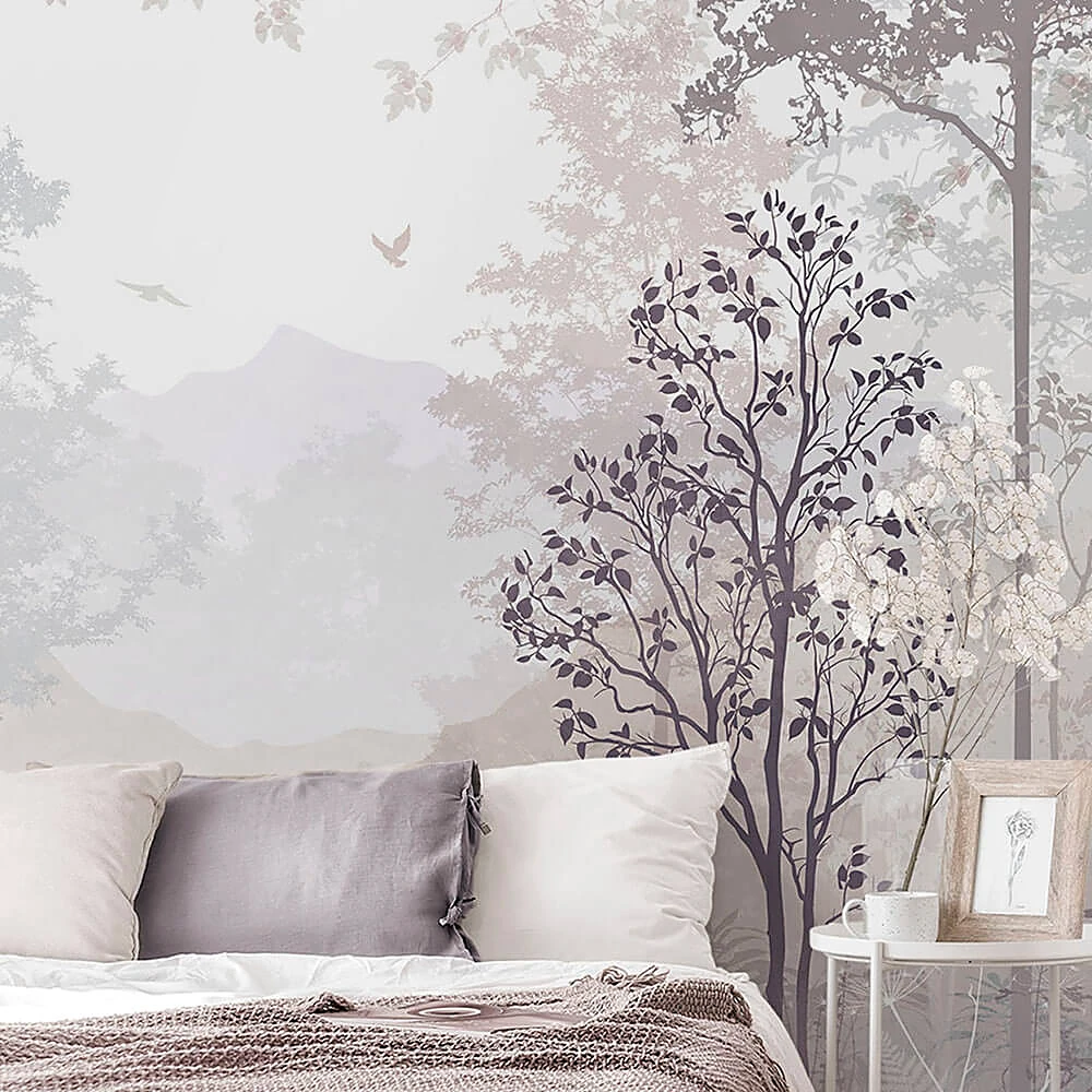 Wallpaper Creativille 4915 Silhouettes of trees (4)