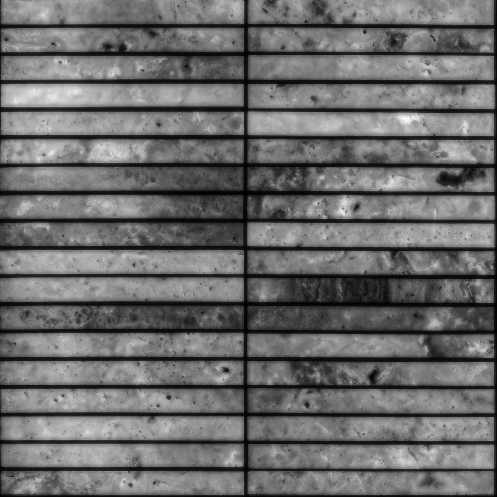 Mosaic Tile Nur Mosaic French linear travertine (2)
