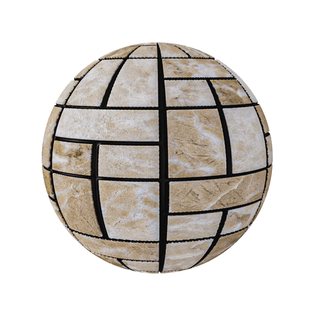 Wall Mosaic Tile Nur Mosaic from natural marble beige