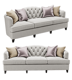 Costa Bella sofa Nelson 3 seats - Download the 3D Model (18033 ...