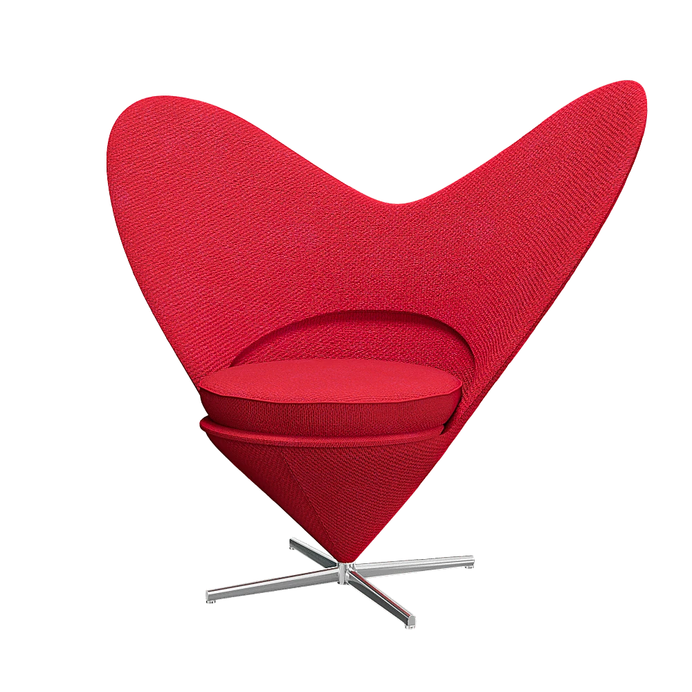 Lounge Chair Heart Cone by Vitra