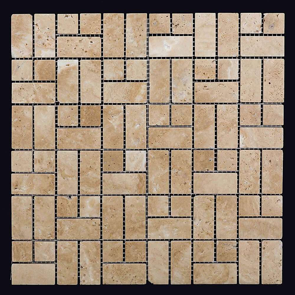 Mosaic Tile Nur Mosaic Travertine classic arte lmperiale collection (2)