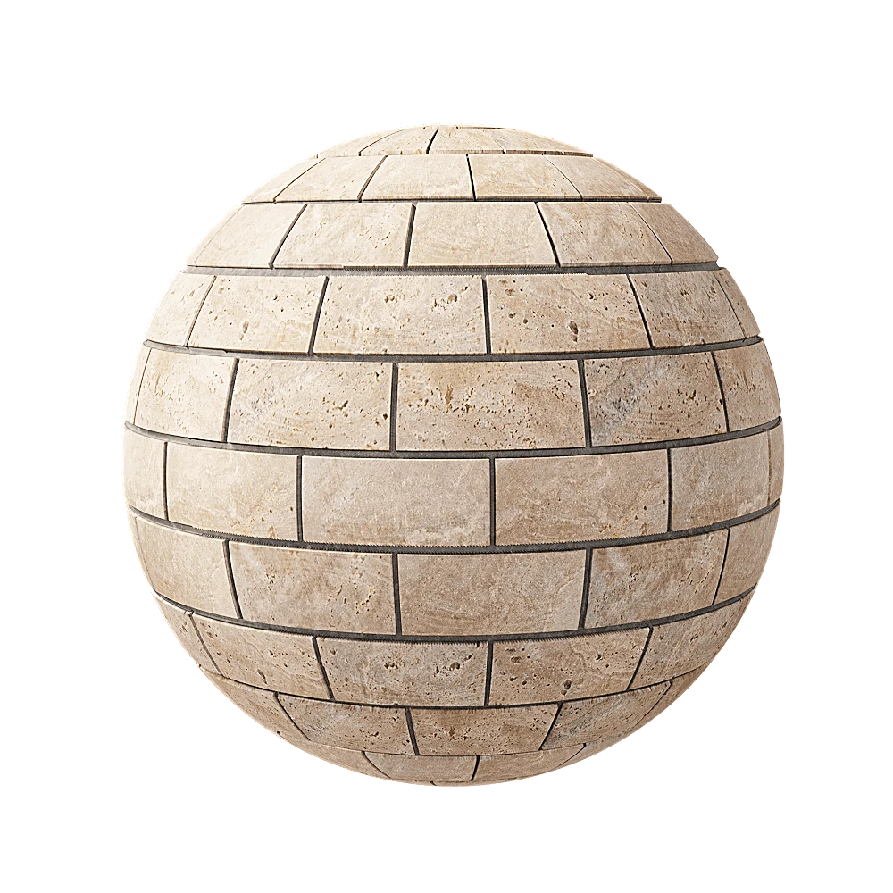 Mosaic Tile Nur Mosaic Natural travertine brick series