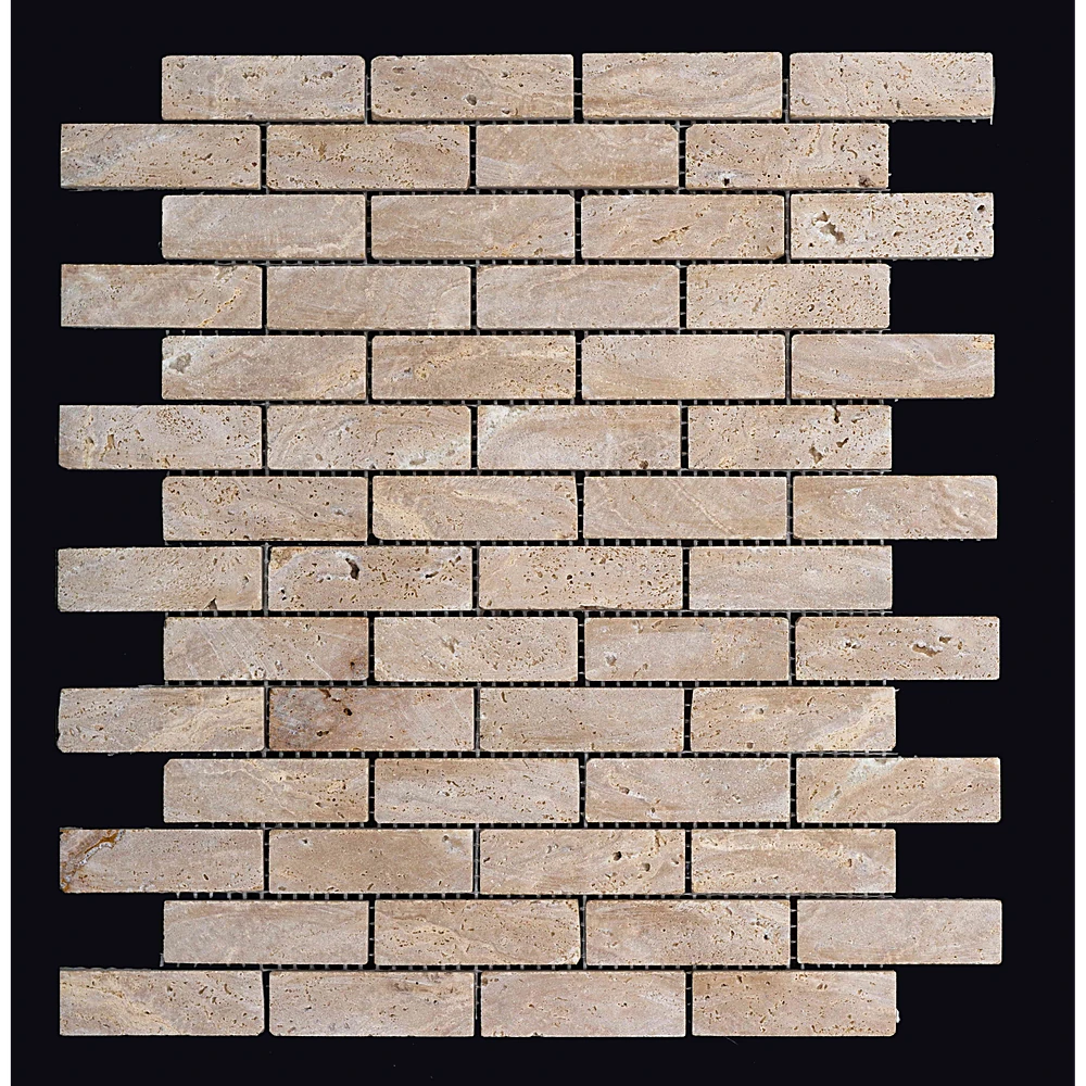 Mosaic Tile Nur Mosaic Natural travertine brick series (2)
