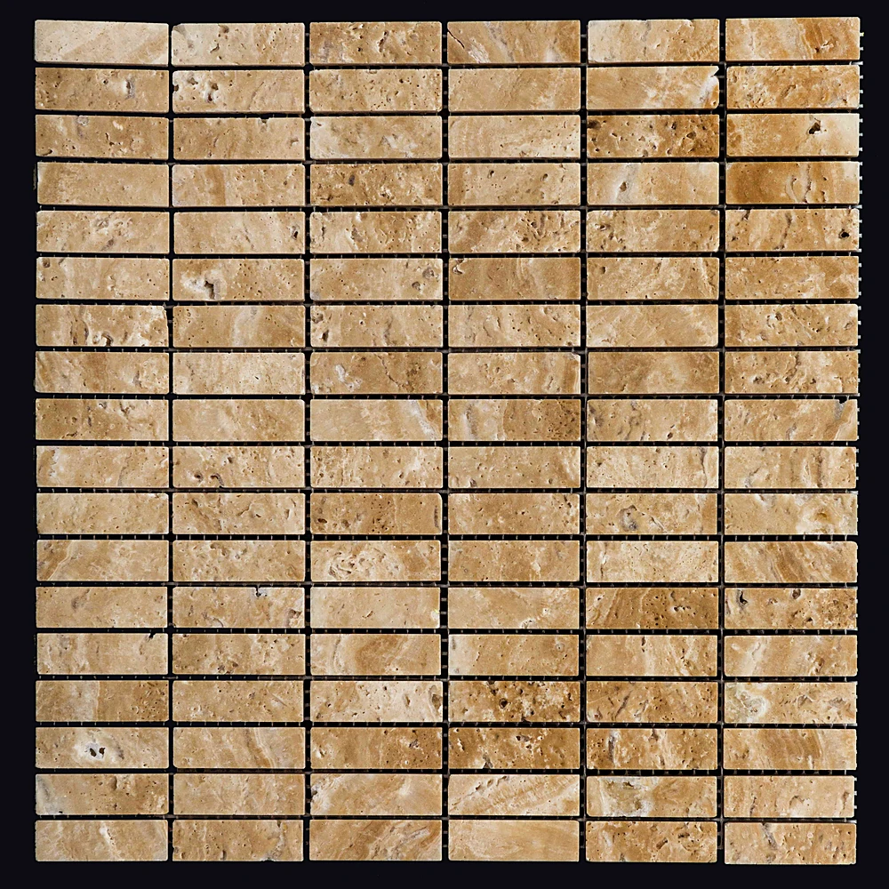 Facing Tile Nur Mosaic Natural travertine polished (2)