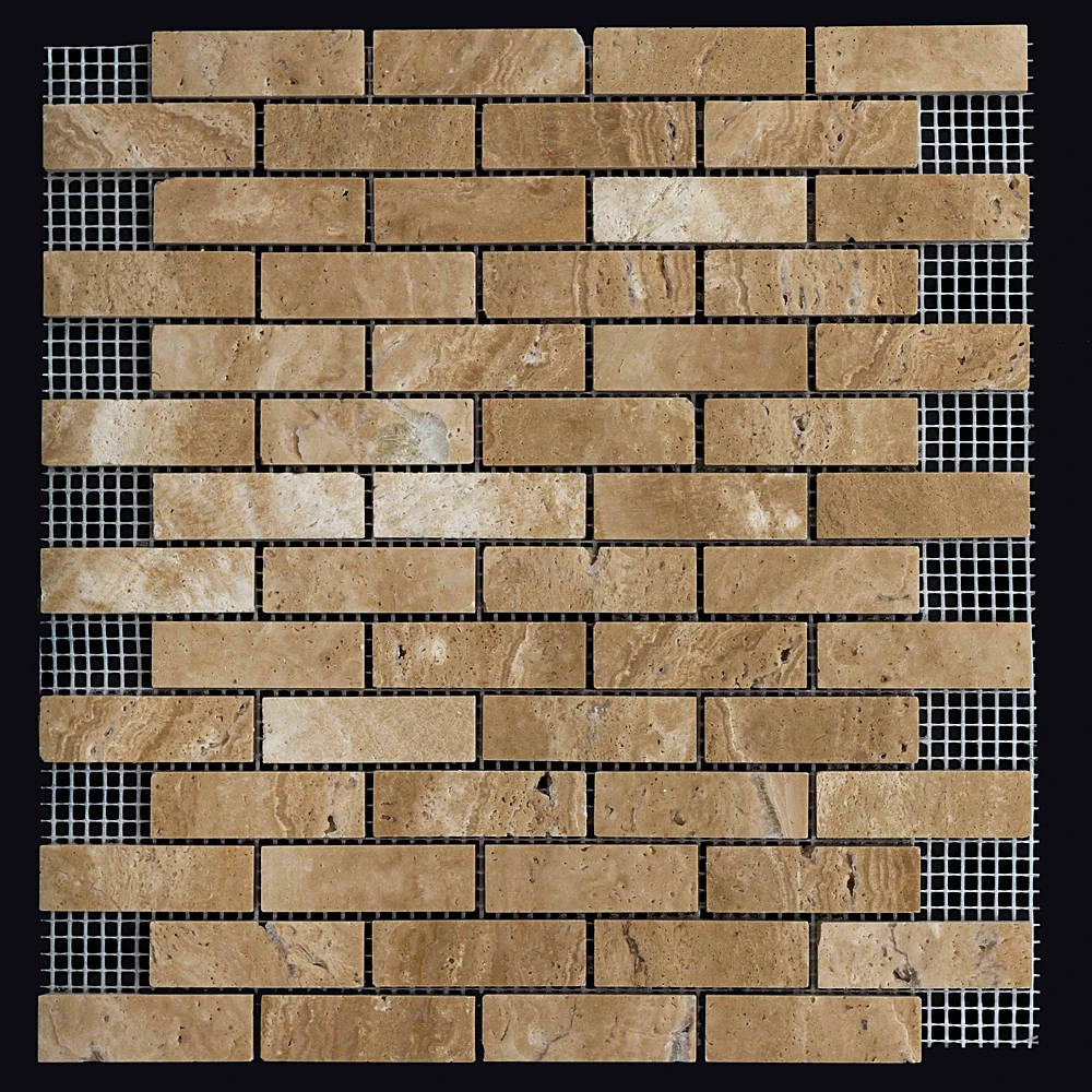 Mosaic Tile Nur Mosaic Natural travertine brick (2)