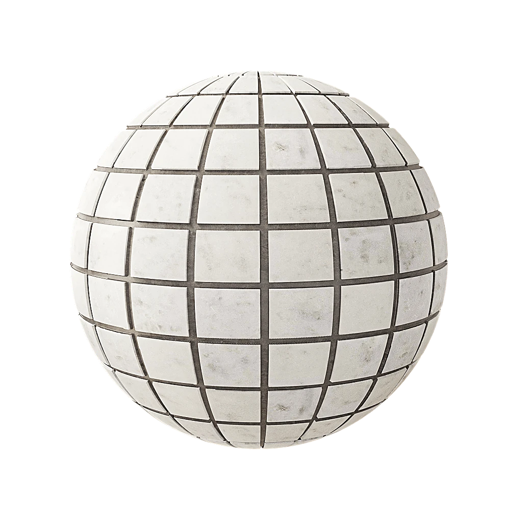 Mosaic Tile Nur Mosaic Natural white marble