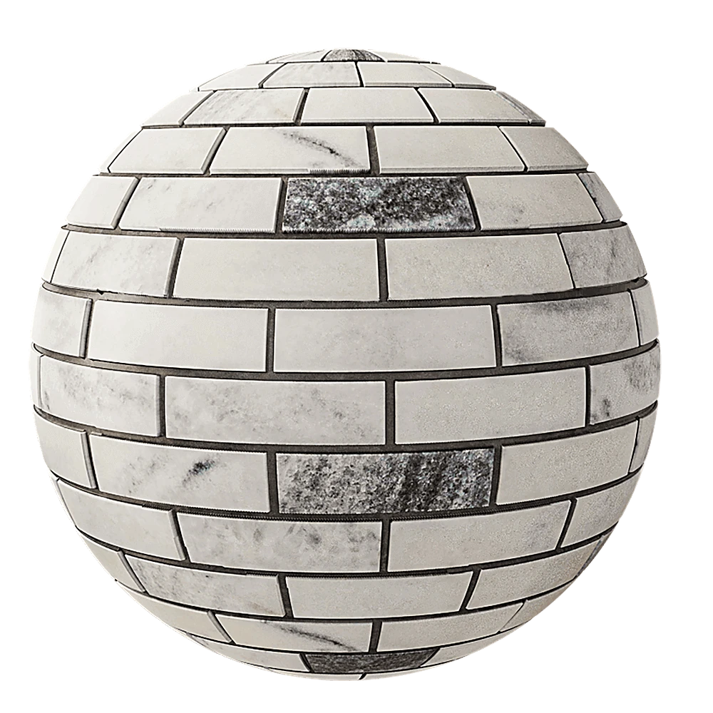 Mosaic Tile Nur Mosaic Natural Marble Bricks