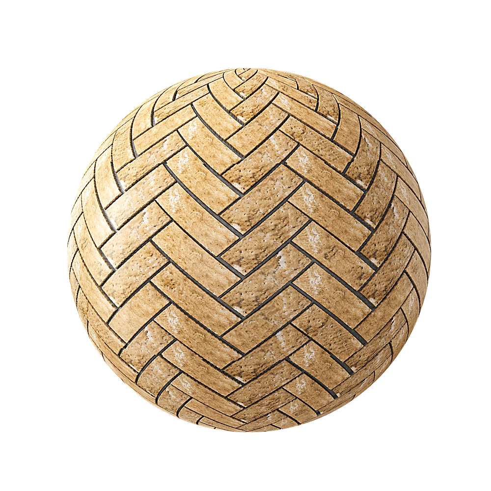 Mosaic Tile Nur Mosaic Travertine herringbone honed