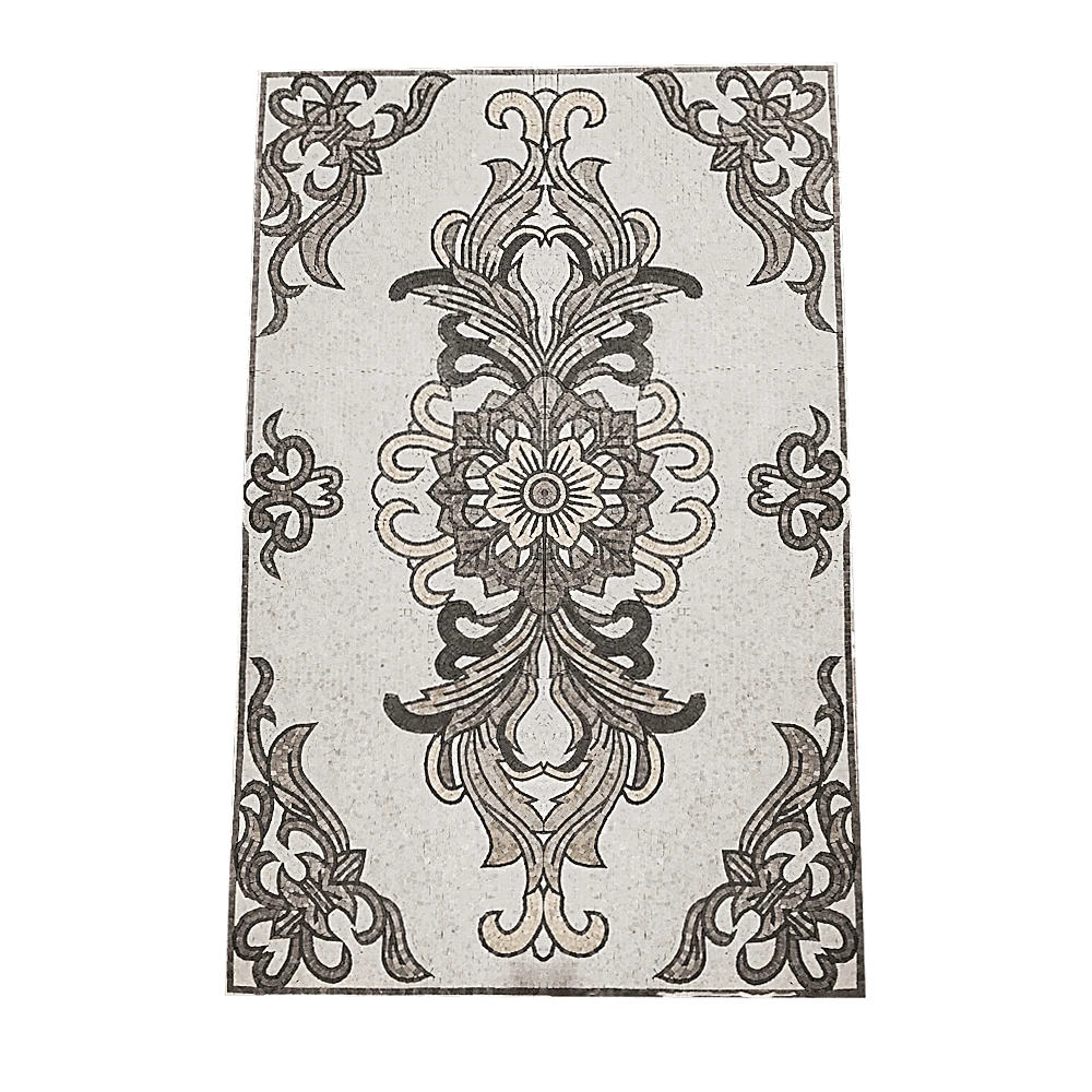 Mosaic Wall Covering Nur Mosaic with natural white marble