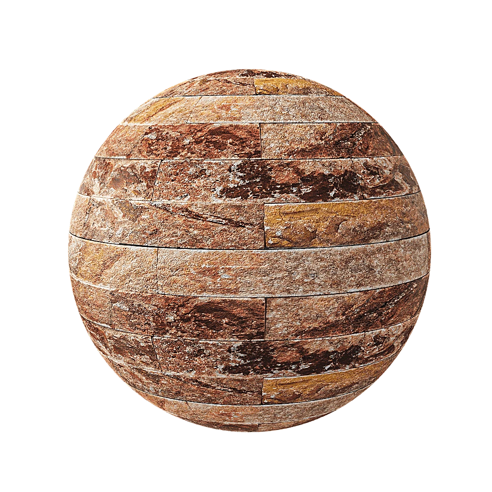 Wall Covering Texture Nur Mosaic red travertine fur coat
