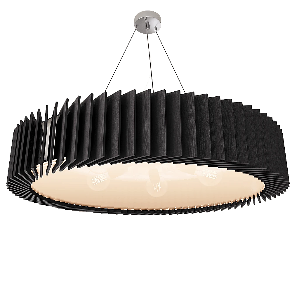 Pendant Lamp Woodled Rotor 1000