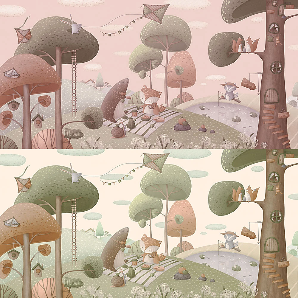 Стены, обои 3