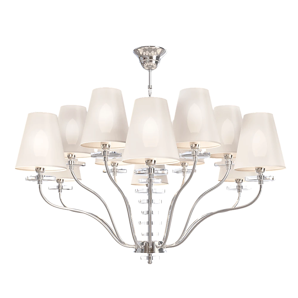 Pendant Lamp CRYSTAL LUX Armando SP6+6 Chrome