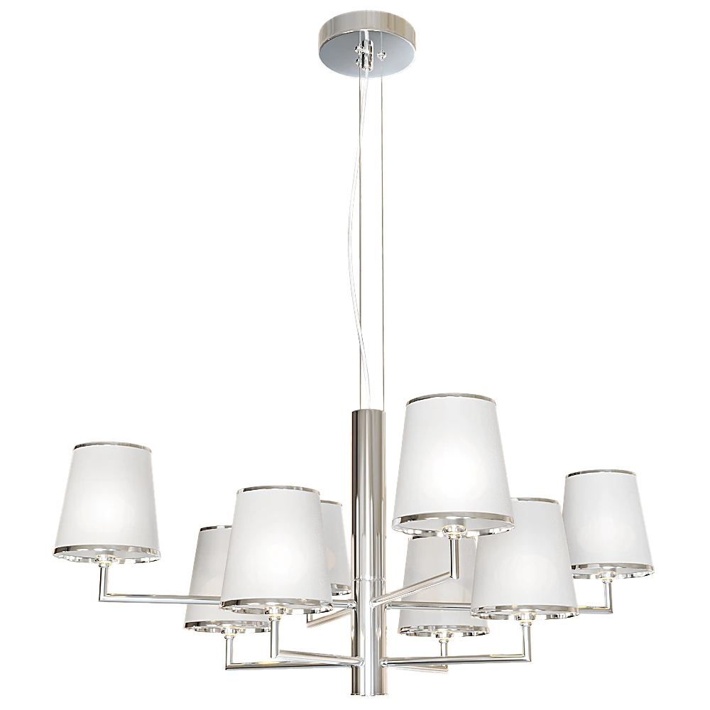 Pendant Chandelier CRYSTAL LUX Azul SP8 Chrome