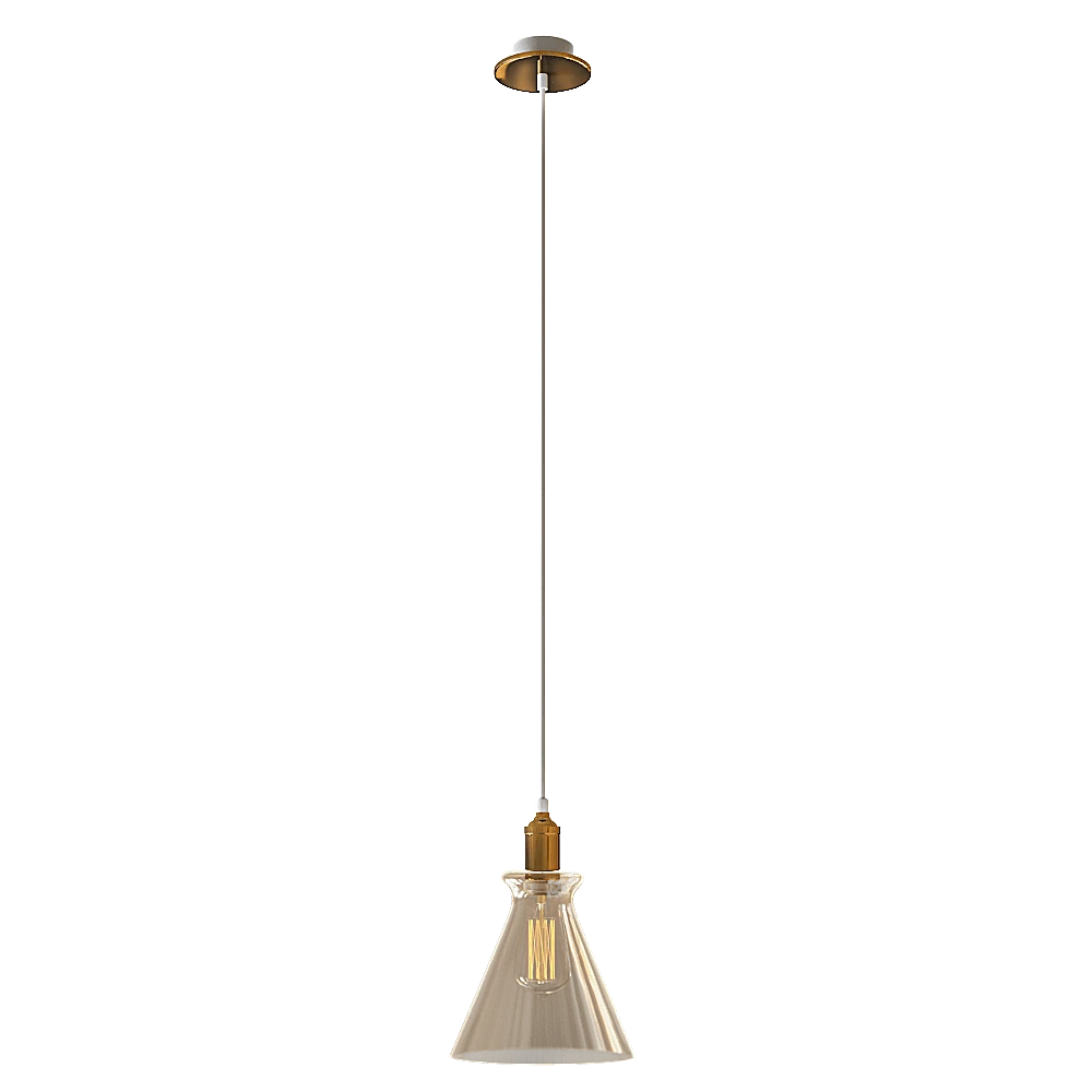 Pendant Lamp CRYSTAL LUX Campanella SP1 Amber (2)