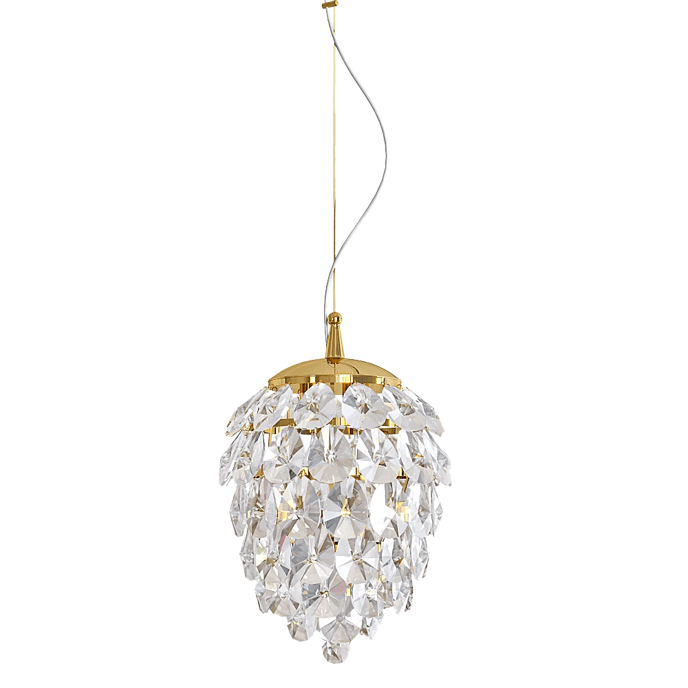 Pendant Lamp CRYSTAL LUX Chrome SP2+2 LED 2 (2)
