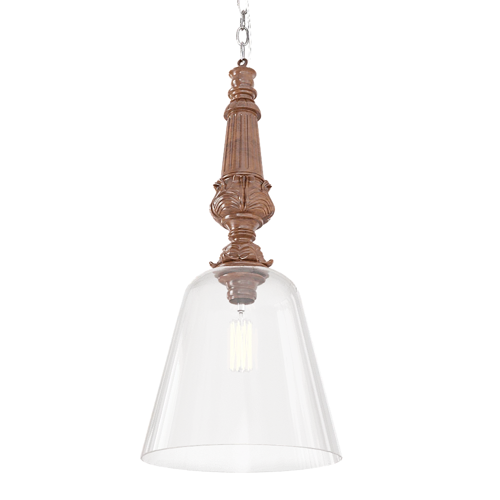 Pendant Lamp CRYSTAL LUX Deco SP1 A Amber