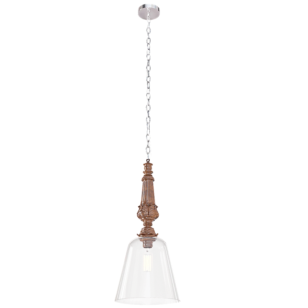 Pendant Lamp CRYSTAL LUX Deco SP1 A Amber (2)