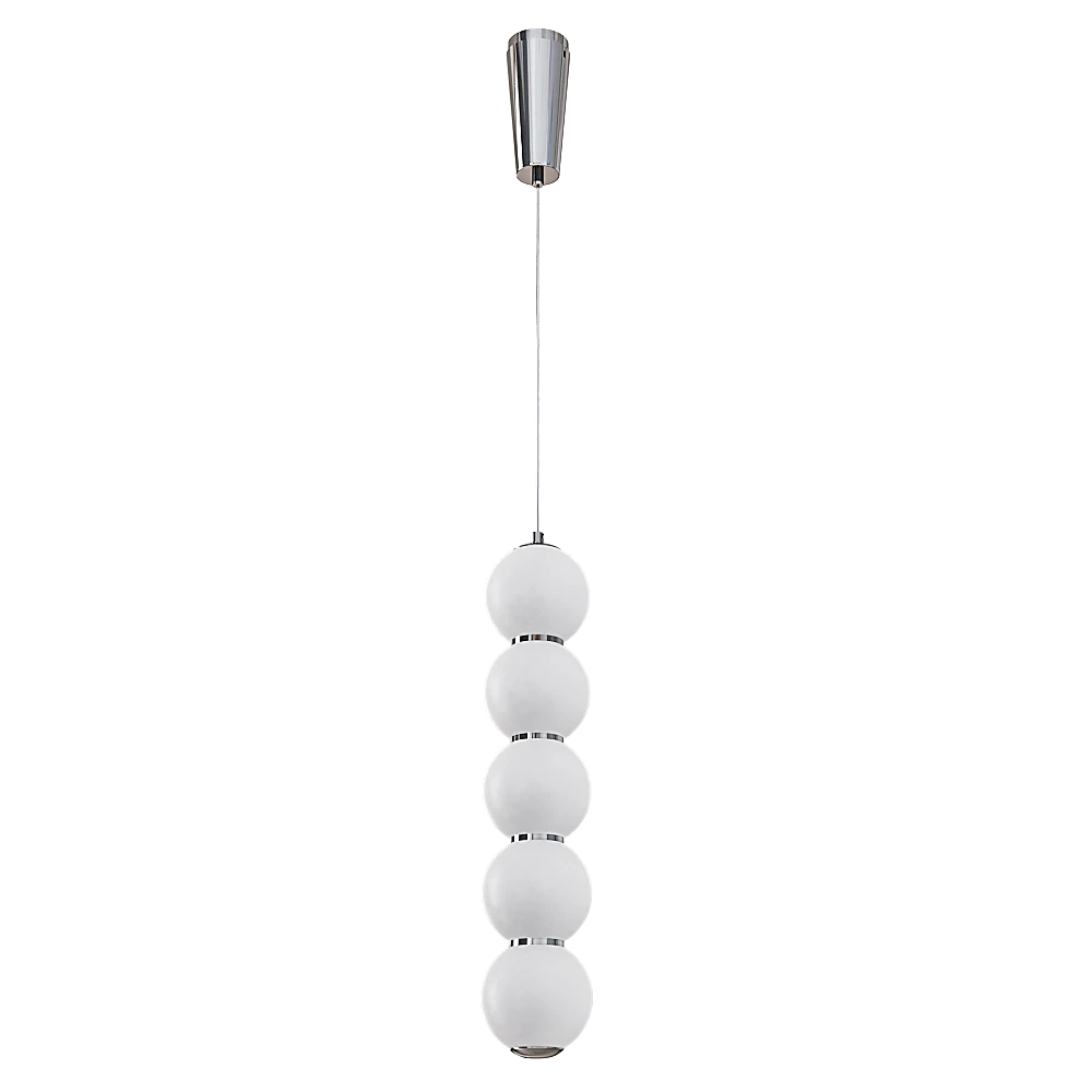 Pendant Lamp CRYSTAL LUX Desi SP5 ChromeWhite (2)