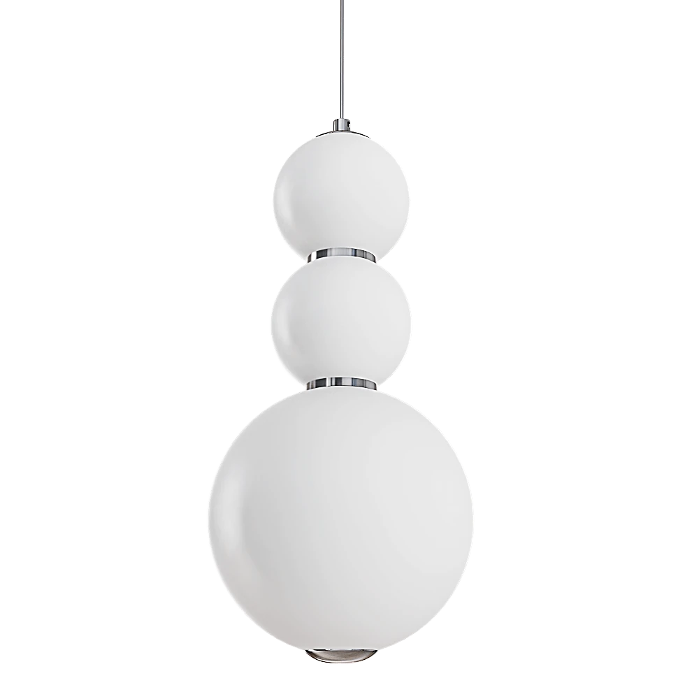 Pendant Lamp CRYSTAL LUX Desi SP3 ChromeWhite