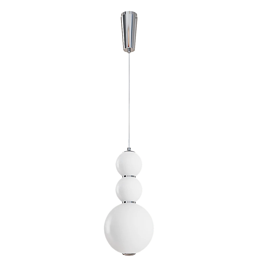 Pendant Lamp CRYSTAL LUX Desi SP3 ChromeWhite (2)