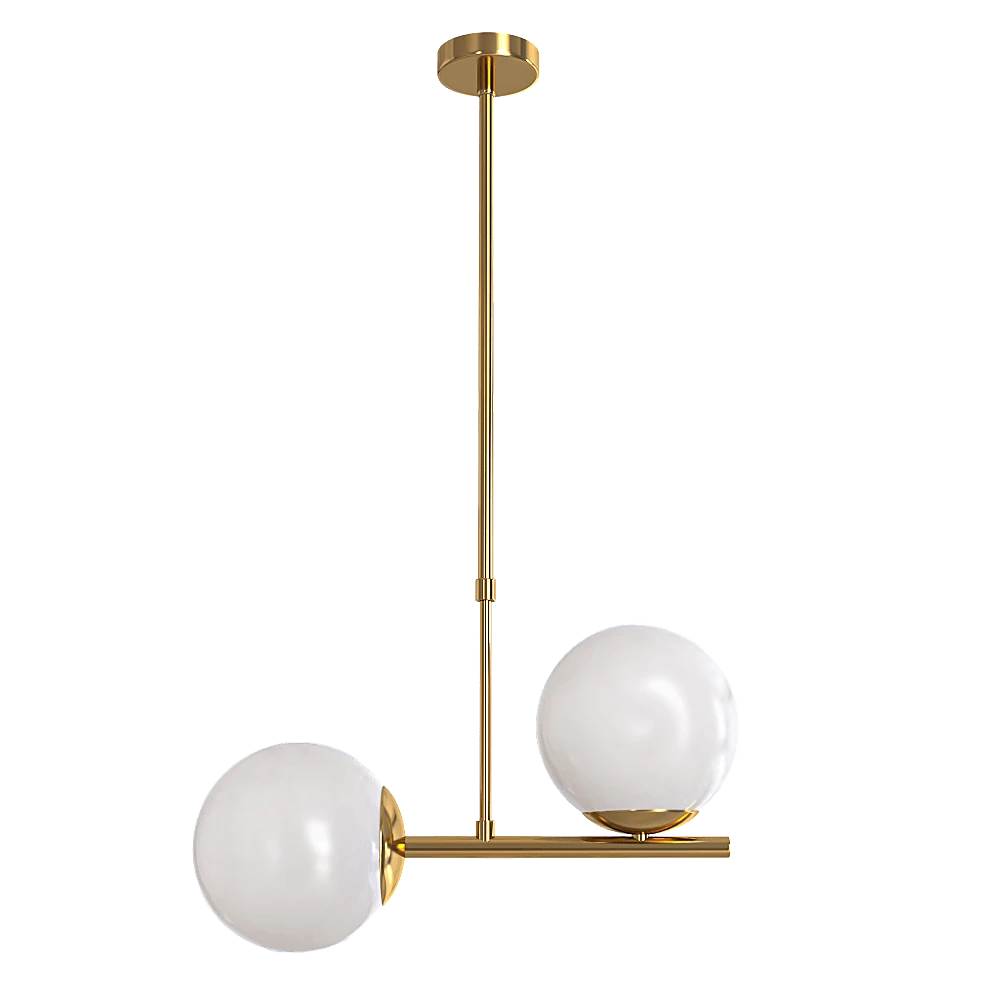 Pendant Lamp CRYSTAL LUX Feliz SP2 bronze-white