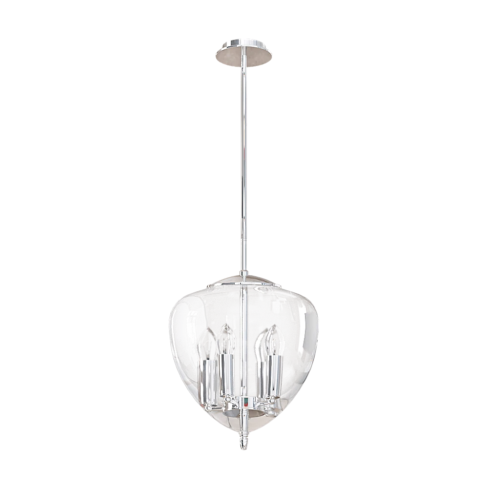 Pendant Lamp CRYSTAL LUX Milagro SP4 chrome