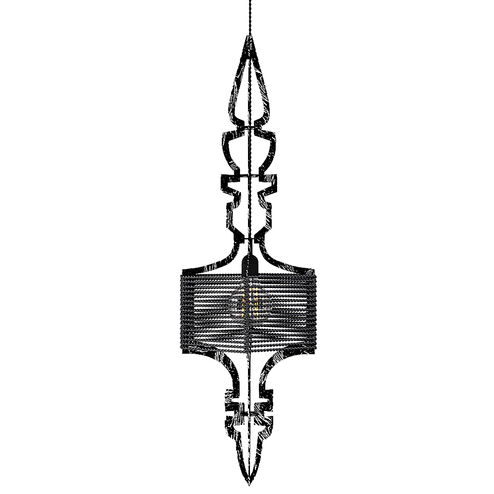 Pendant Lamp CRYSTAL LUX Prima SP1 A black-silver