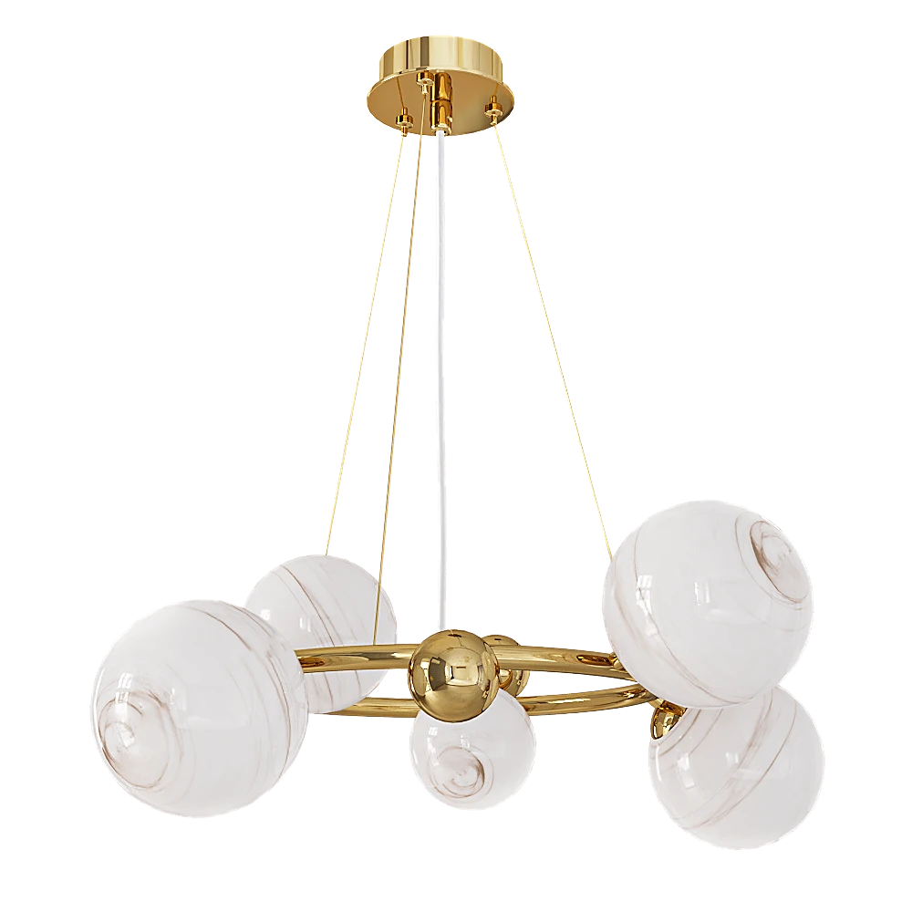 Pendant Lamp CRYSTAL LUX Salvadore SP6H gold