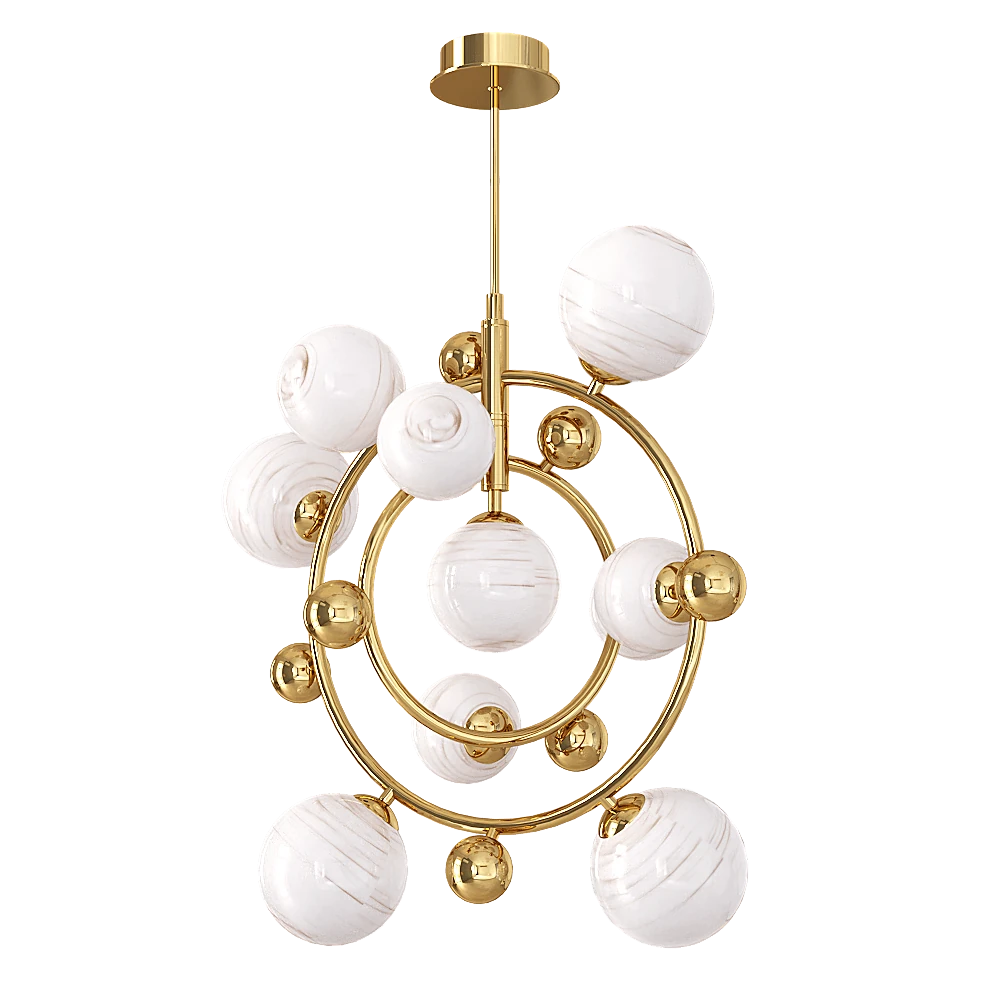 Pendant Lamp CRYSTAL LUX Salvadore SP8V gold